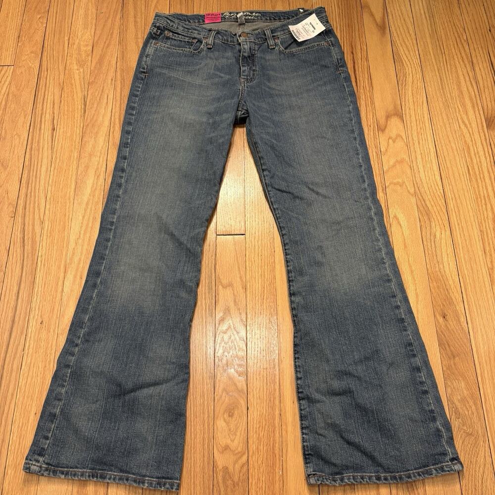 Abercrombie & Fitch Madison Bootcut Jeans Women’s 10 Short Denim Y2K Deadstock